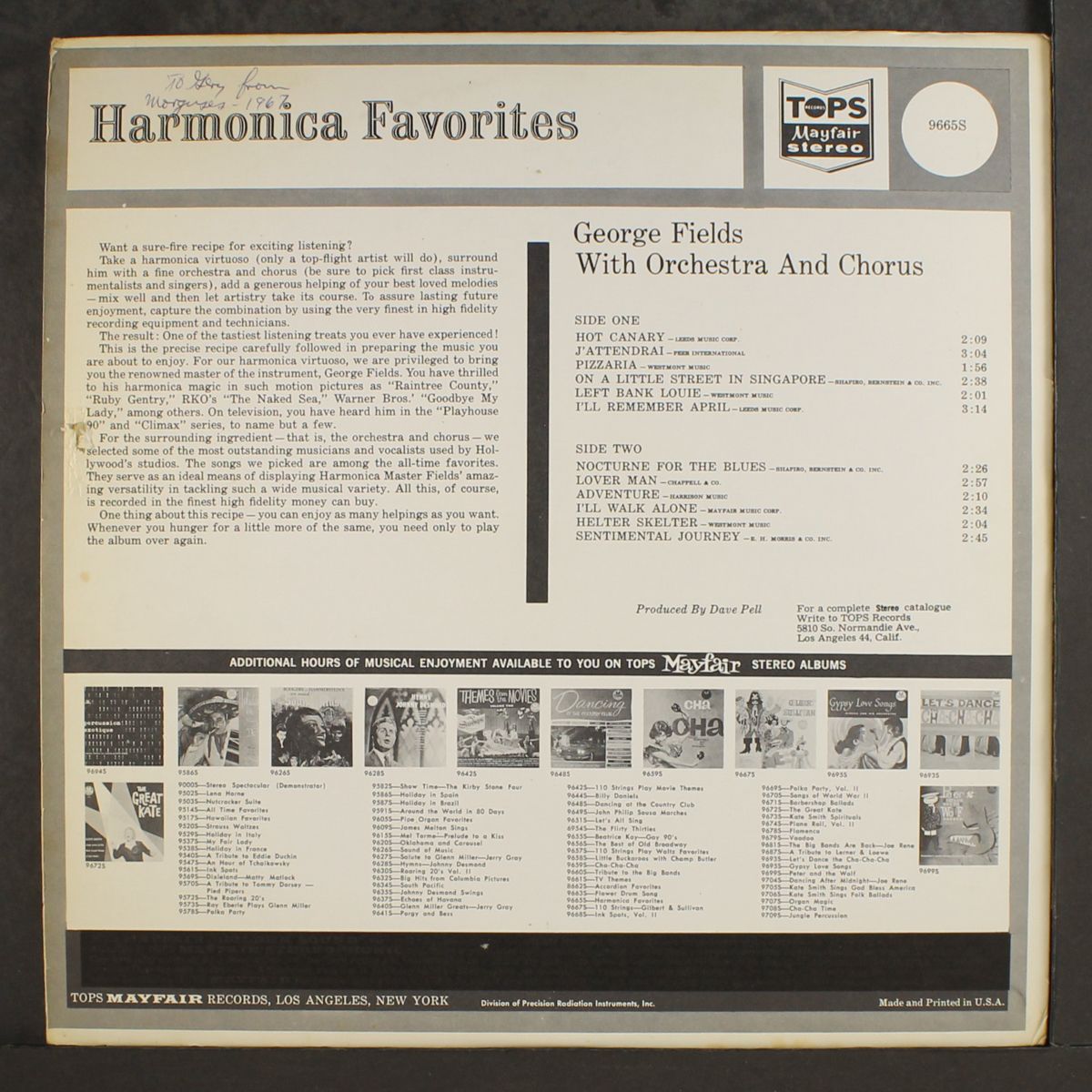 harmonica favorites by GEORGE FIELDS