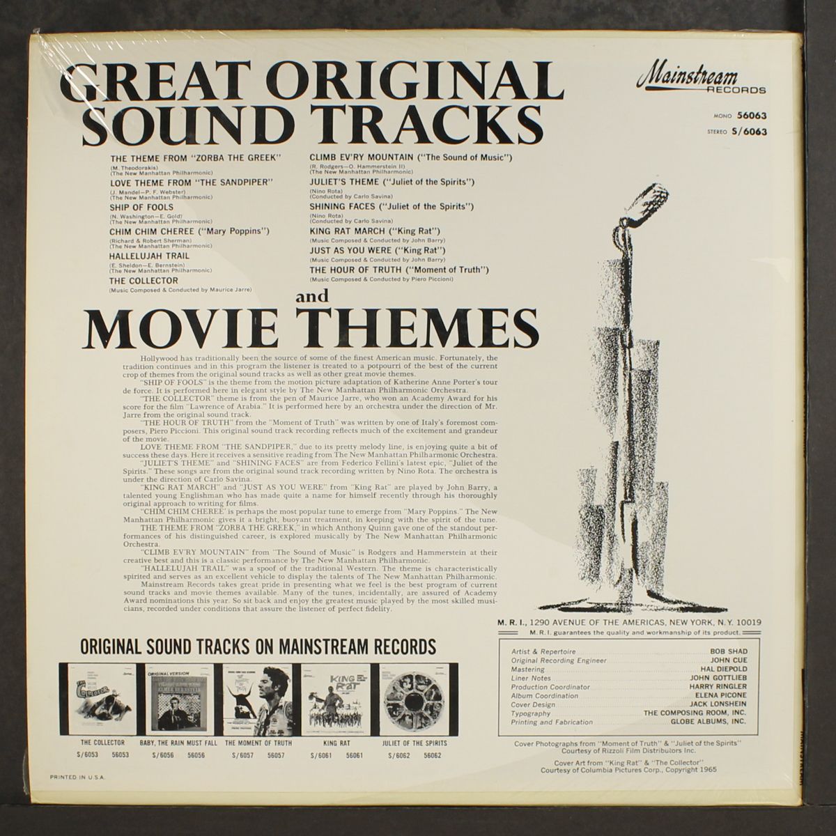 great original sound tracks and movie themes by VARIOUS