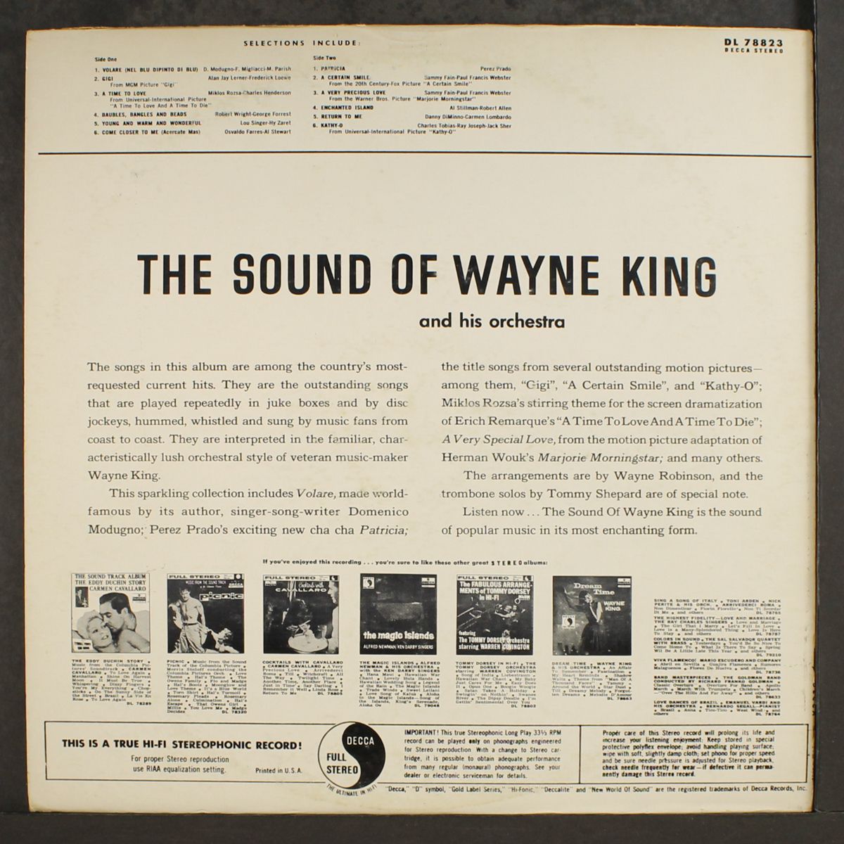 the sound of by WAYNE KING