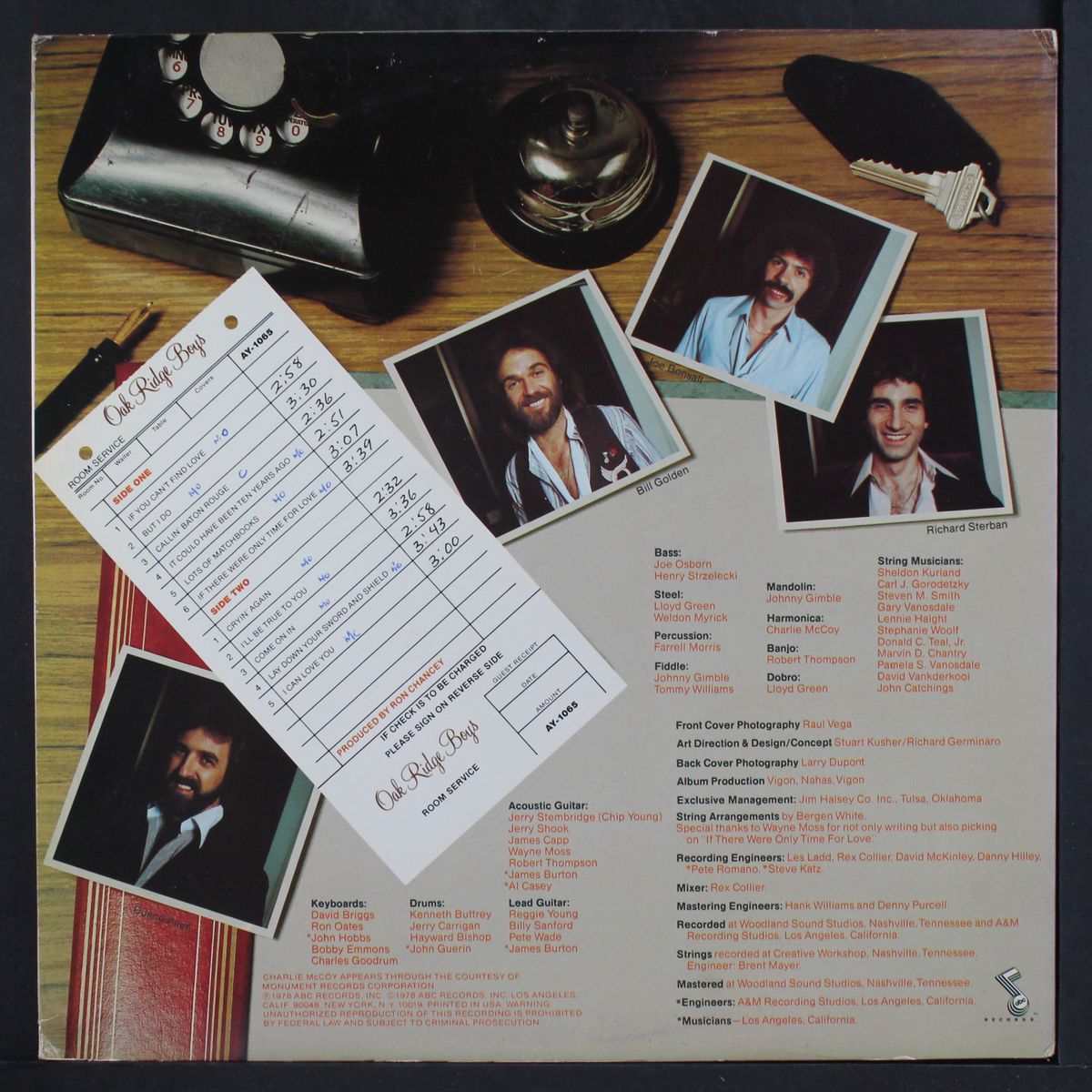 room service by OAK RIDGE BOYS