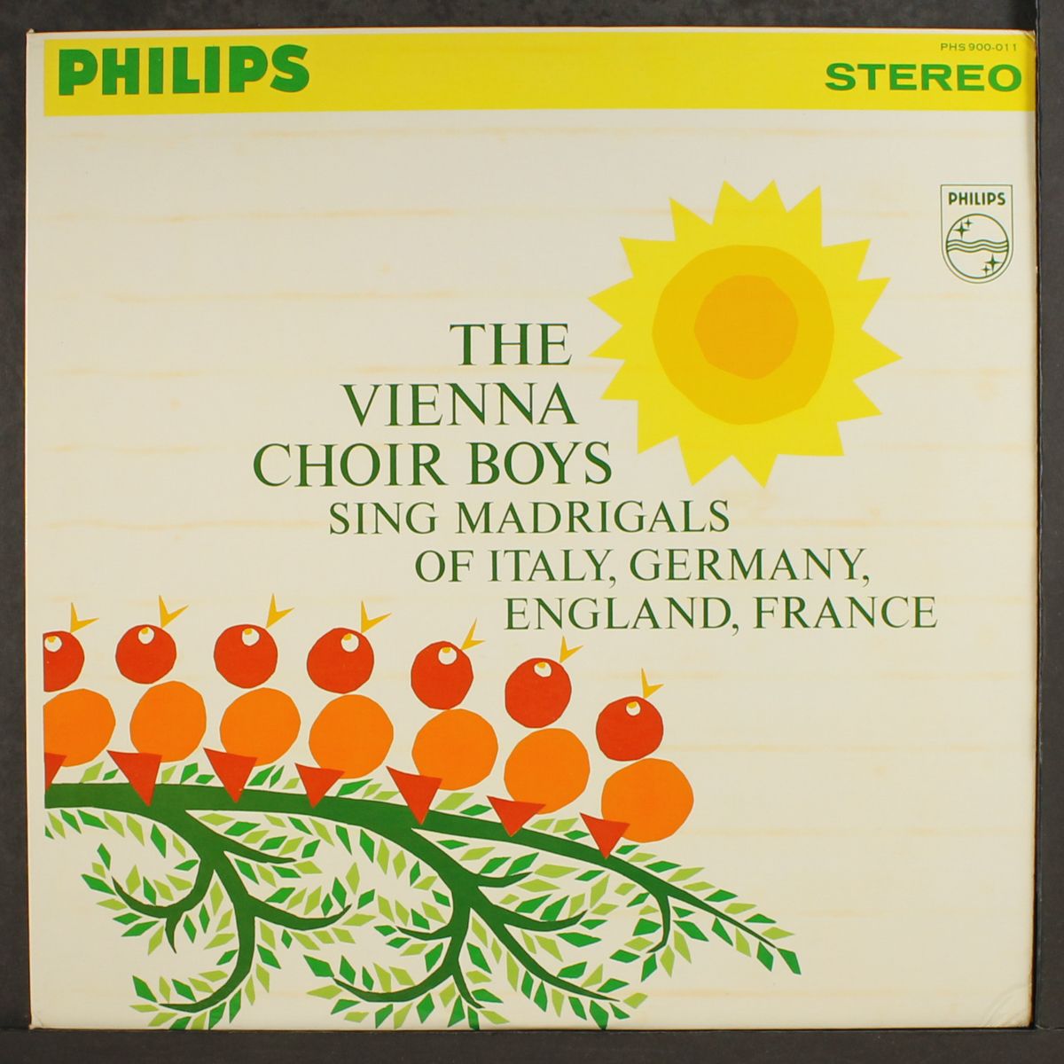 sing madrigals of italy, germany, england, france by VIENNA CHOIR BOYS