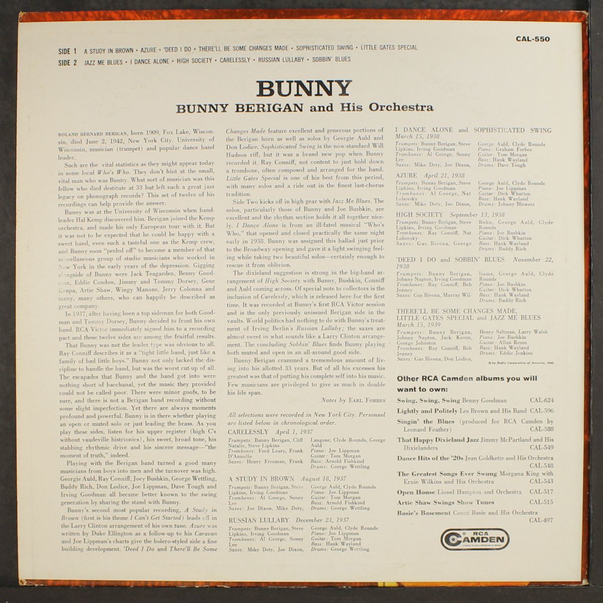 bunny by BUNNY BERIGAN