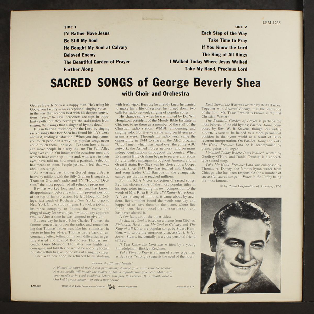 sacred songs by GEORGE BEVERLY SHEA