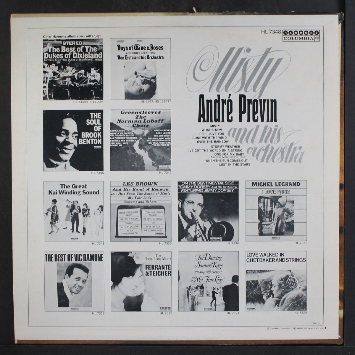 misty by ANDRE PREVIN