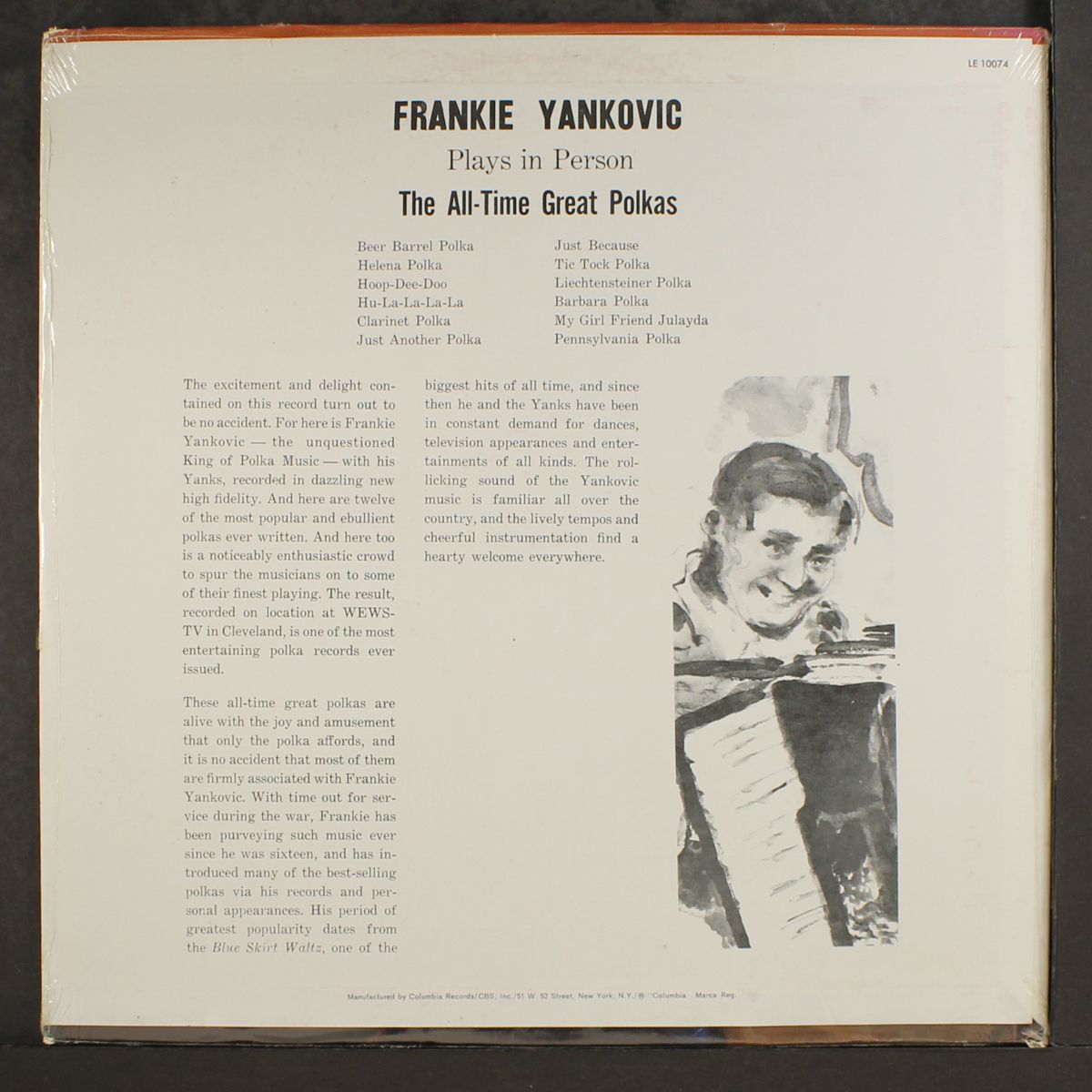 the all time great polkas by FRANKIE YANKOVIC