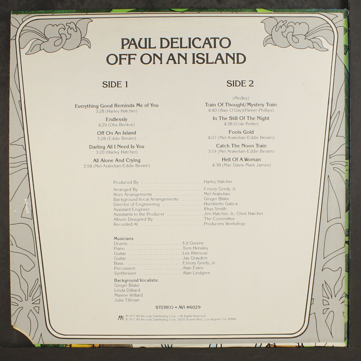 off on an island by PAUL DELICATO