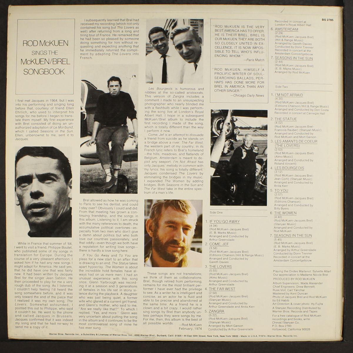 seasons in the sun by ROD MCKUEN