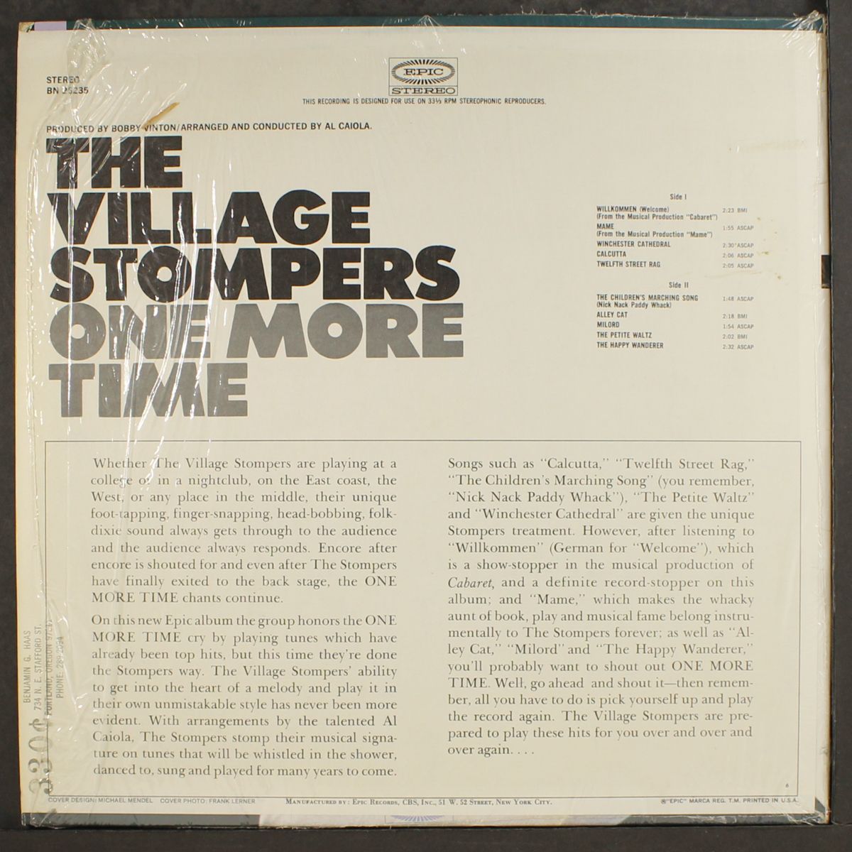 one more time by VILLAGE STOMPERS