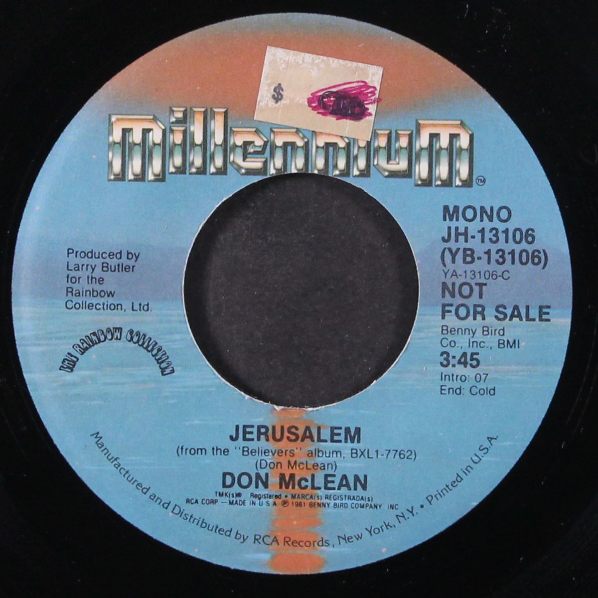 jerusalem / mono by DON MCLEAN
