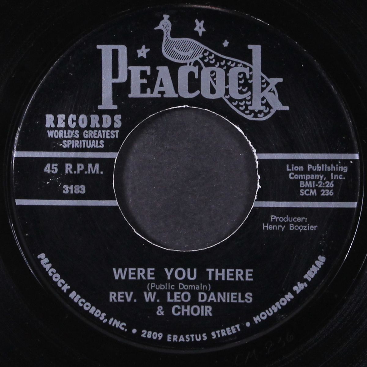 were you there / he's got the whole world by REV. W. LEO DANIELS