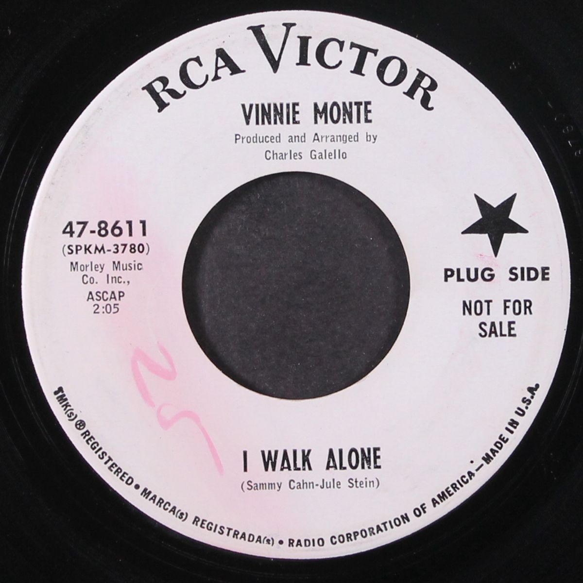 i don't have the heart to tell her / i walk alone by VINNIE MONTE