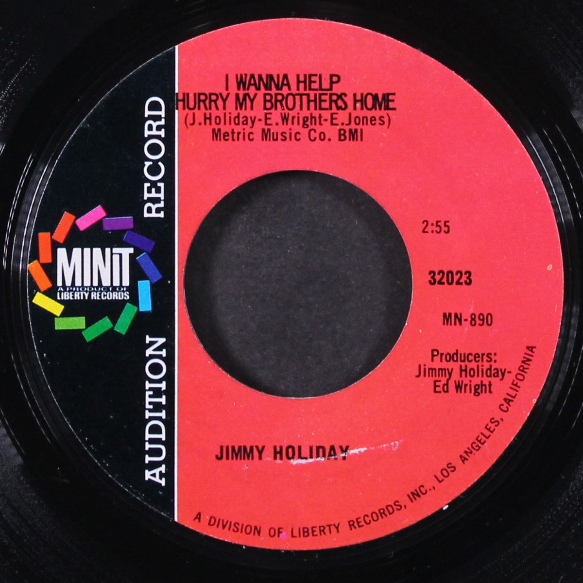 i'm gonna help hurry my brothers home by JIMMY HOLIDAY