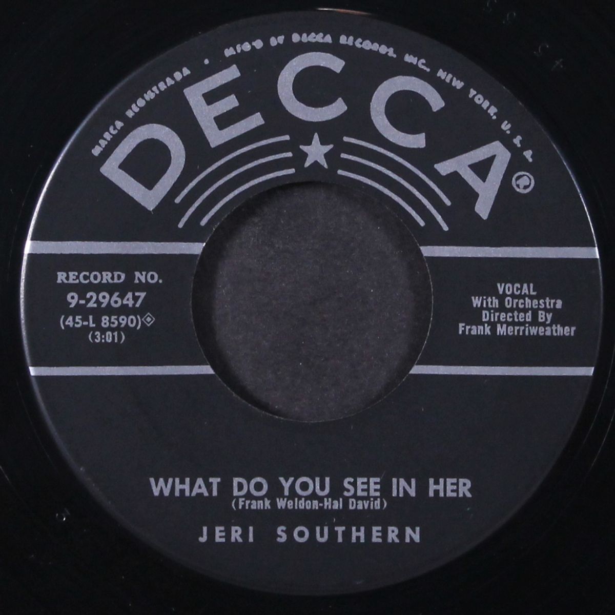an occasional man by JERI SOUTHERN