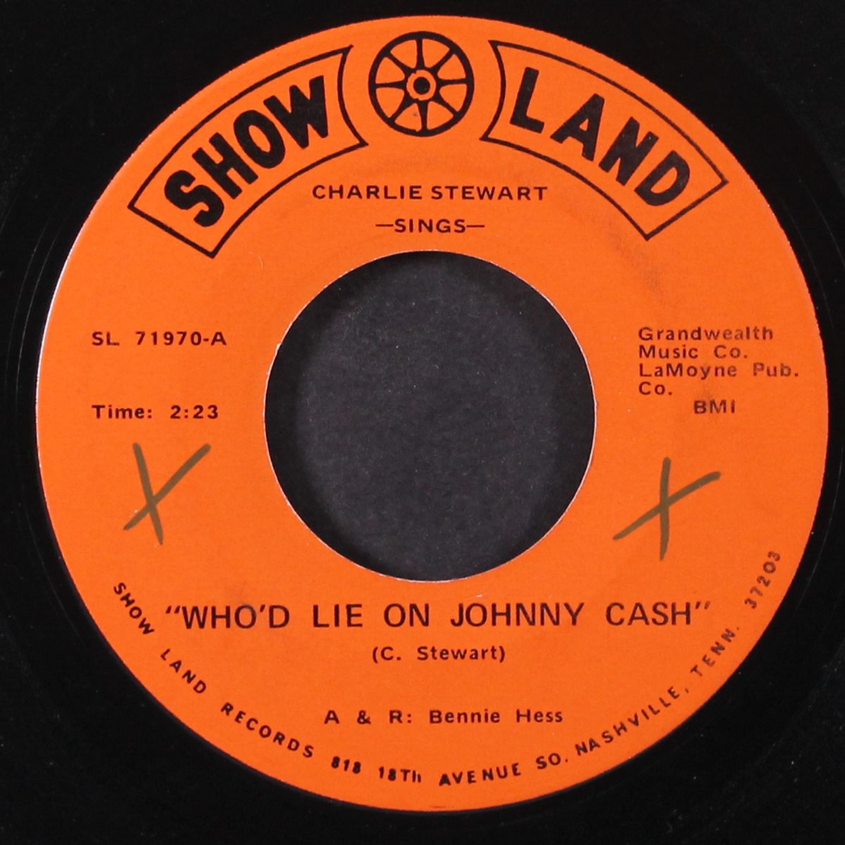who'd lie on johnny cash by CHARLIE STEWART