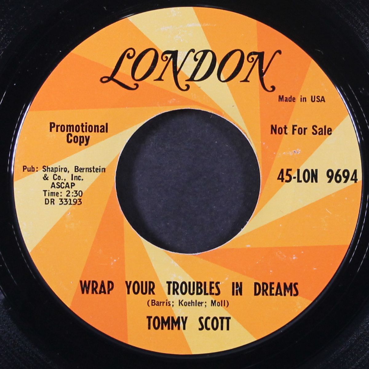 wrap your troubles in dreams by TOMMY SCOTT