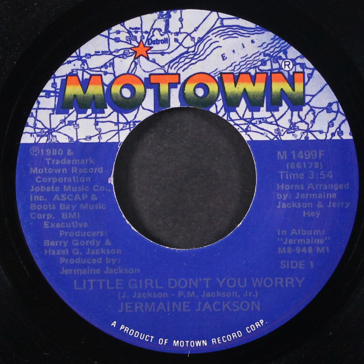 little girl don't you worry / we can put it back together by JERMAINE JACKSON