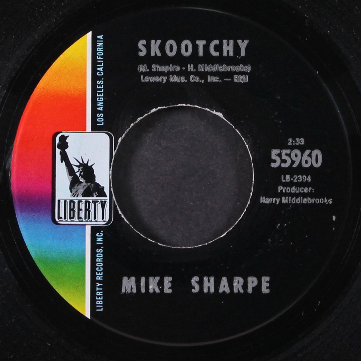 skootchy / crying time by MIKE SHARPE