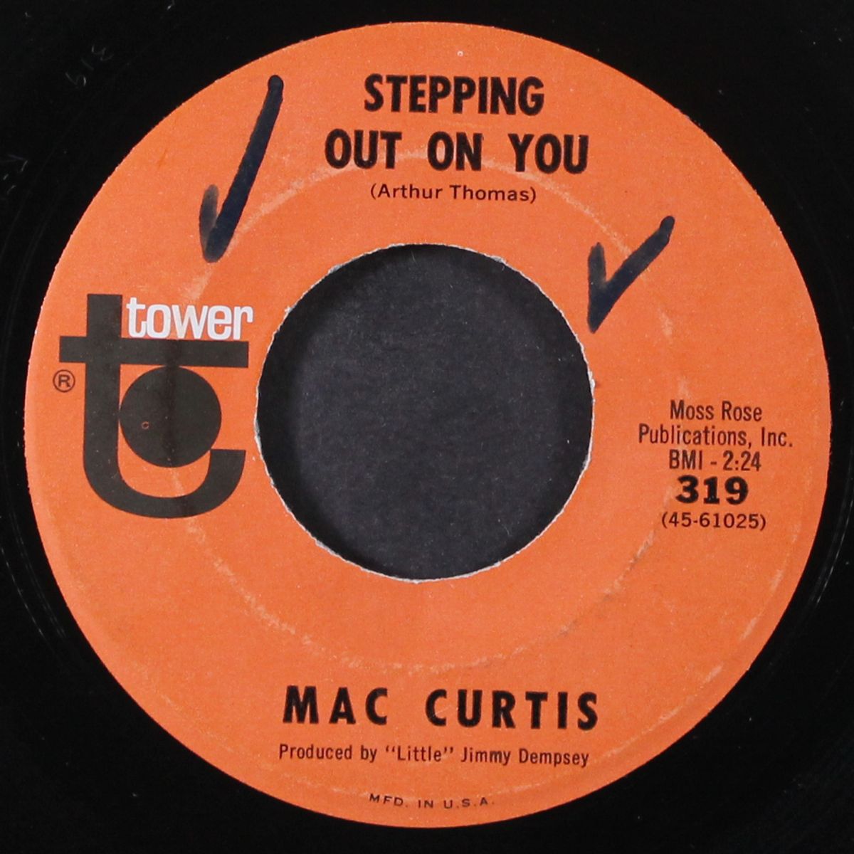 the ties that bind / stepping out on you by MAC CURTIS