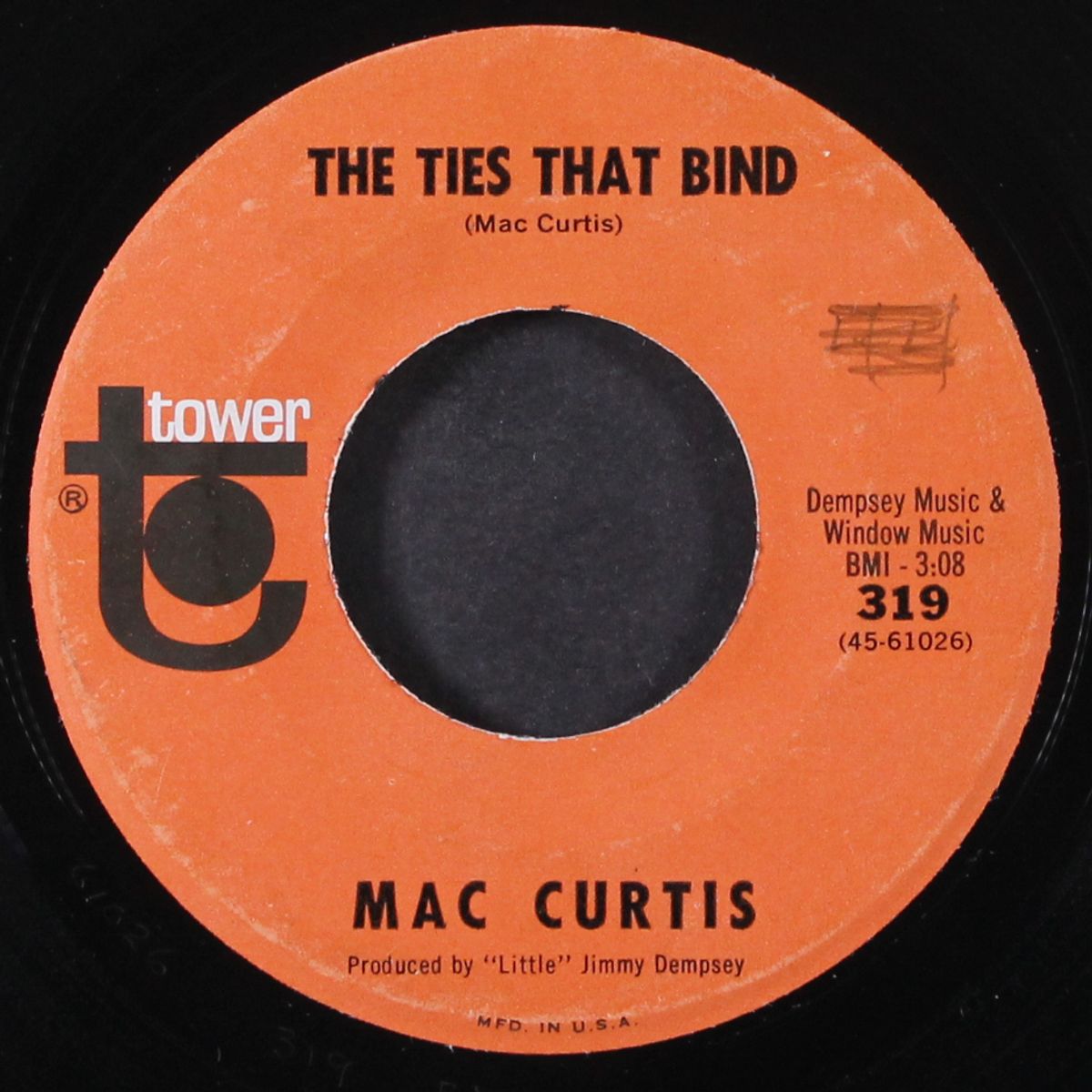 the ties that bind / stepping out on you by MAC CURTIS