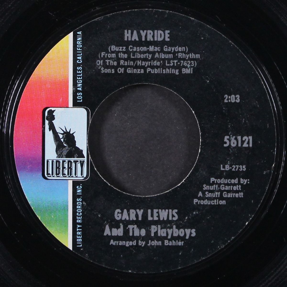 hayride / gary's groove by GARY LEWIS & PLAYBOYS