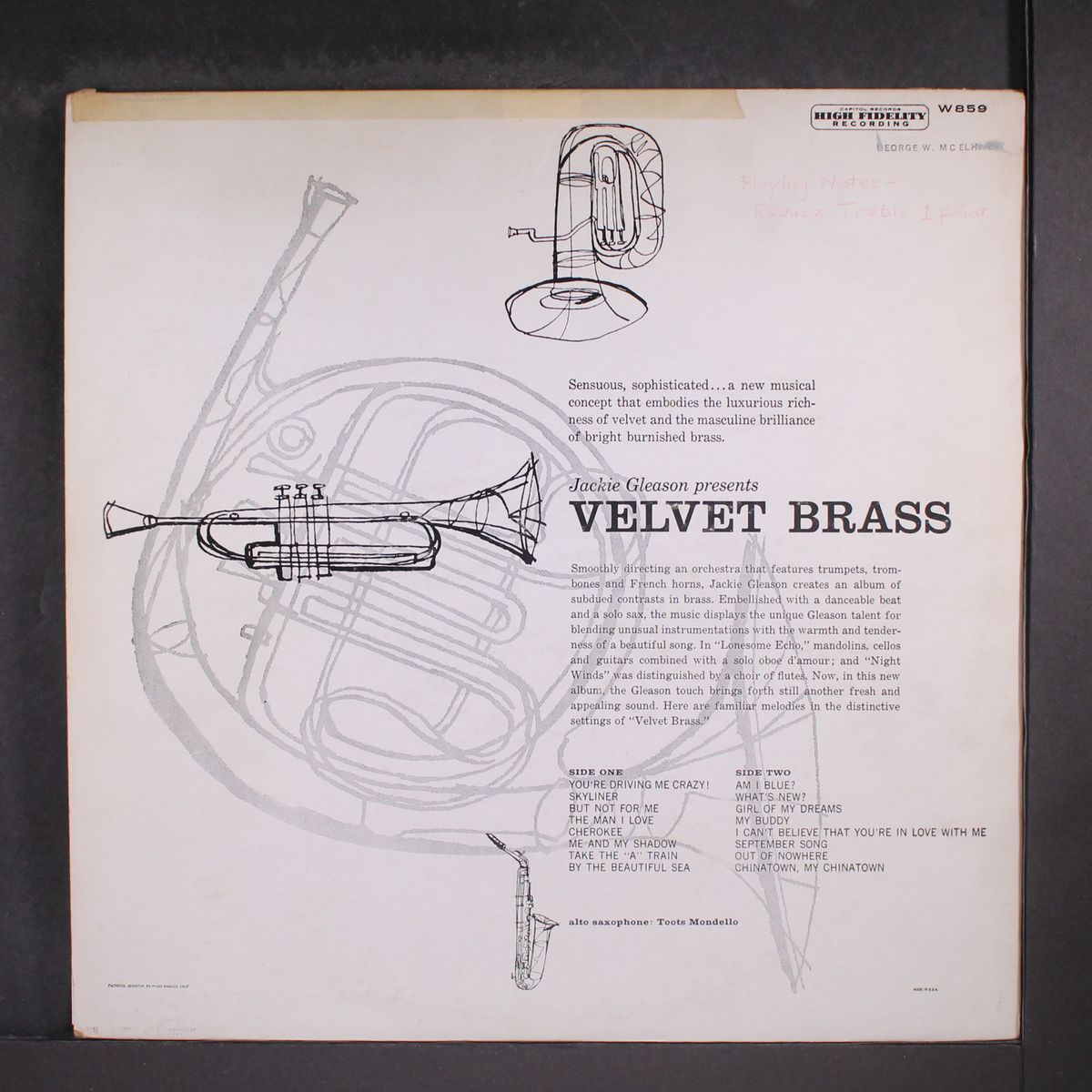 velvet brass by JACKIE GLEASON