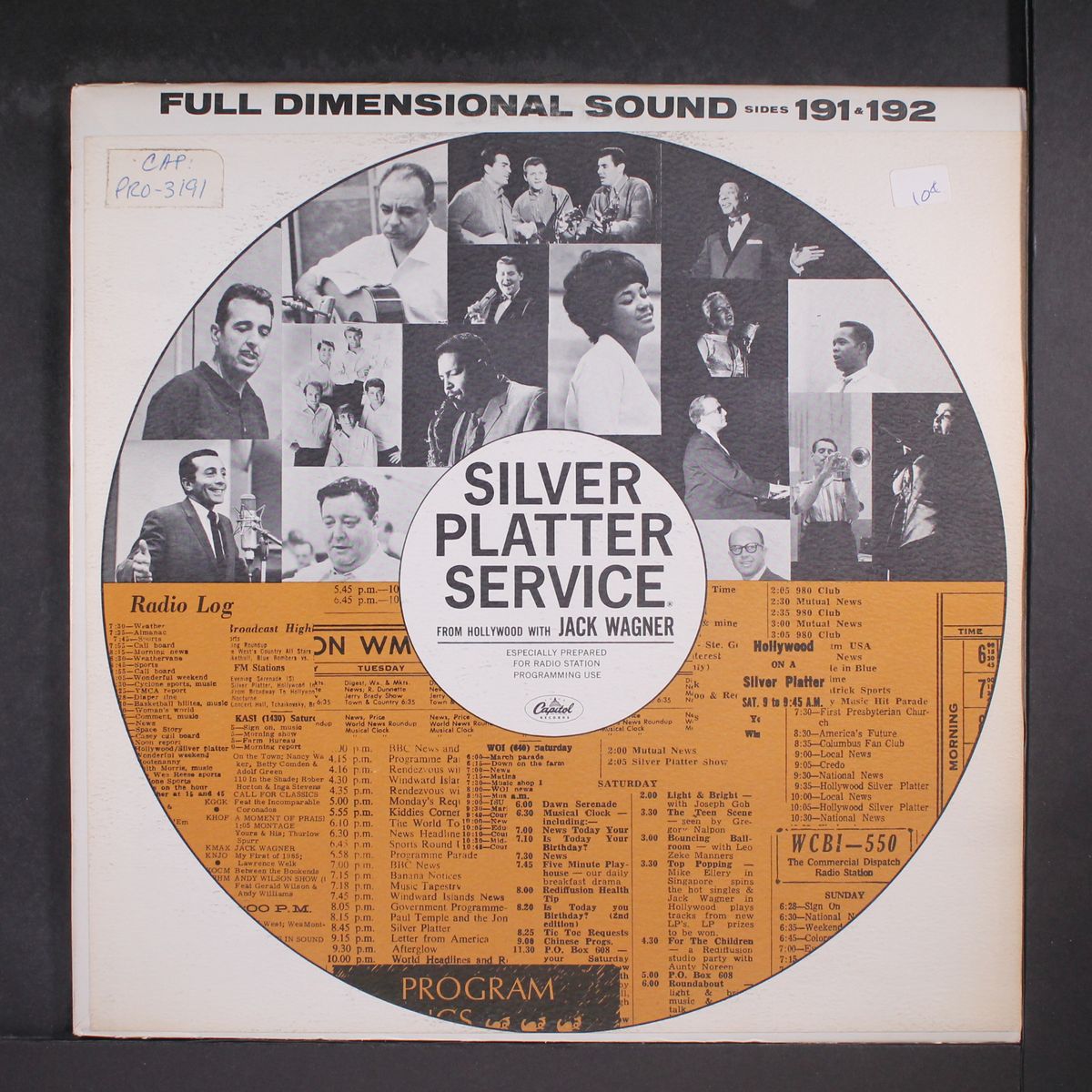 silver platter service sides 191 & 192 by VARIOUS