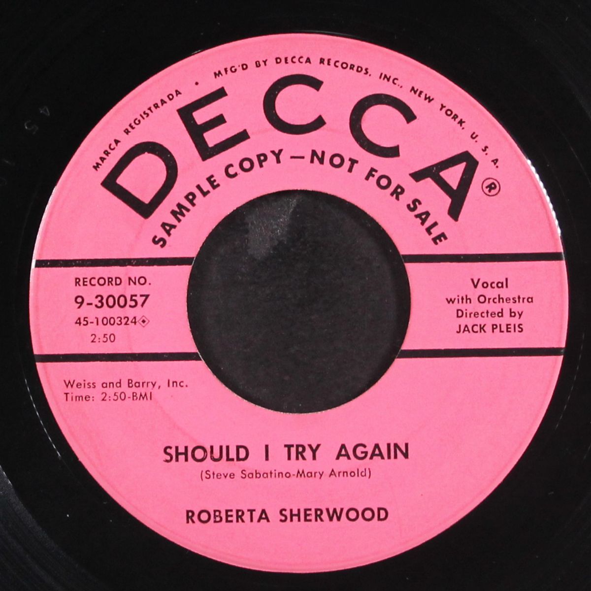 mary lou / should i try again by ROBERTA SHERWOOD