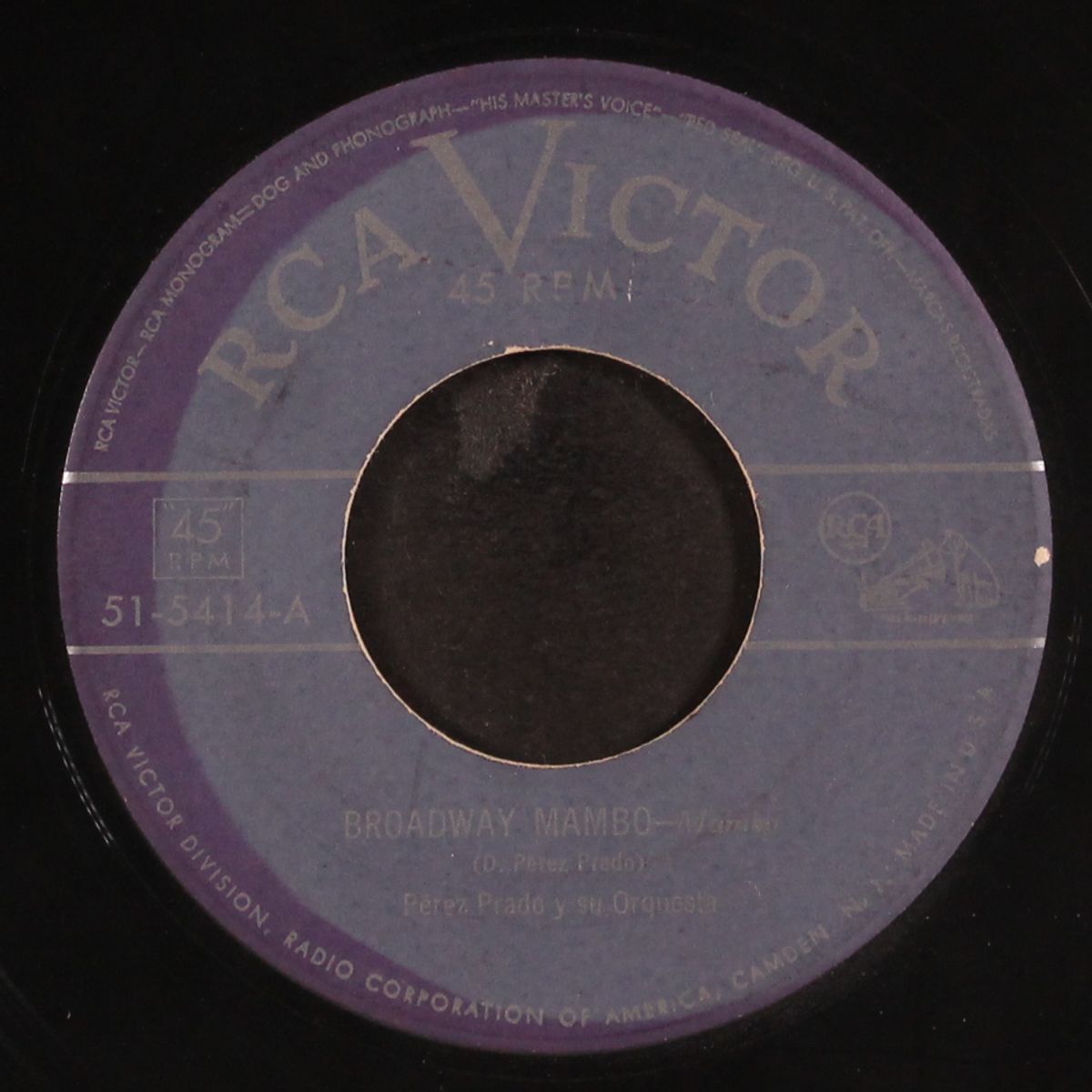 broadway mambo / paso un lucero by PEREZ PRADO