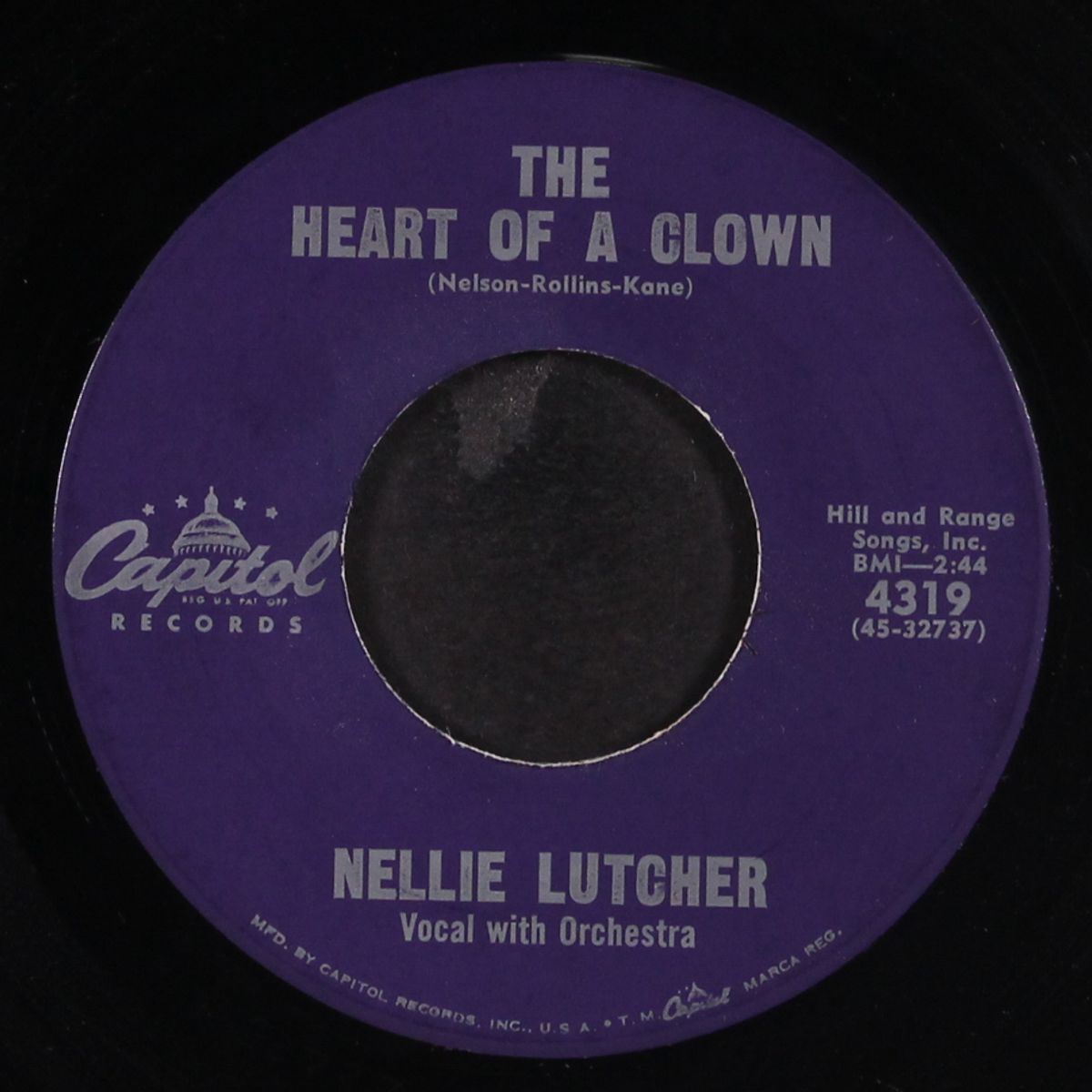 my mother's eyes / heart of a clown by NELLIE LUTCHER