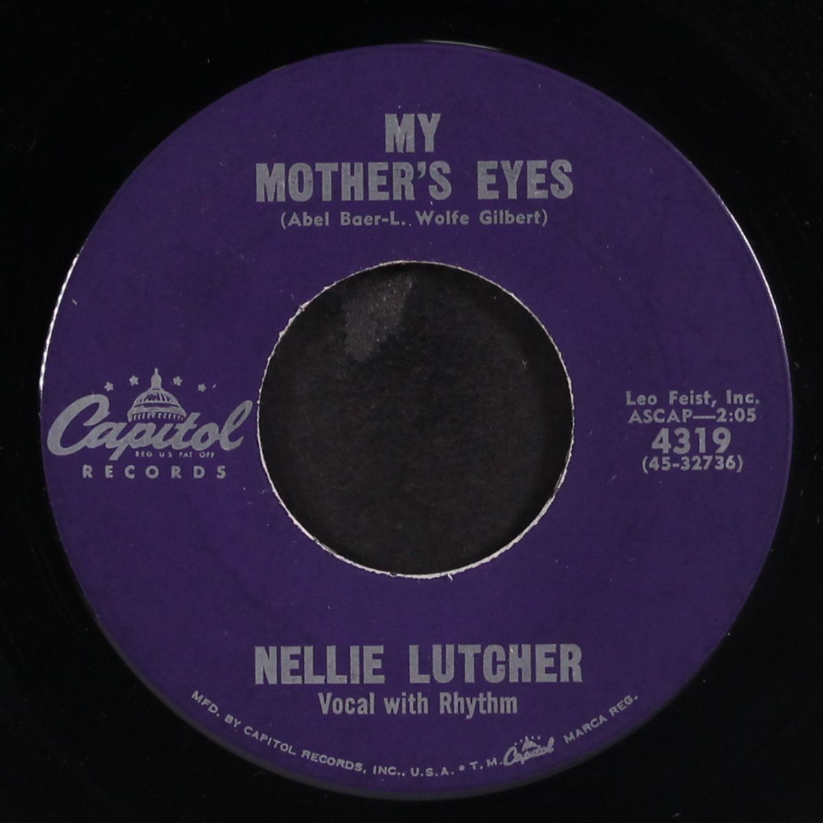 my mother's eyes / heart of a clown by NELLIE LUTCHER