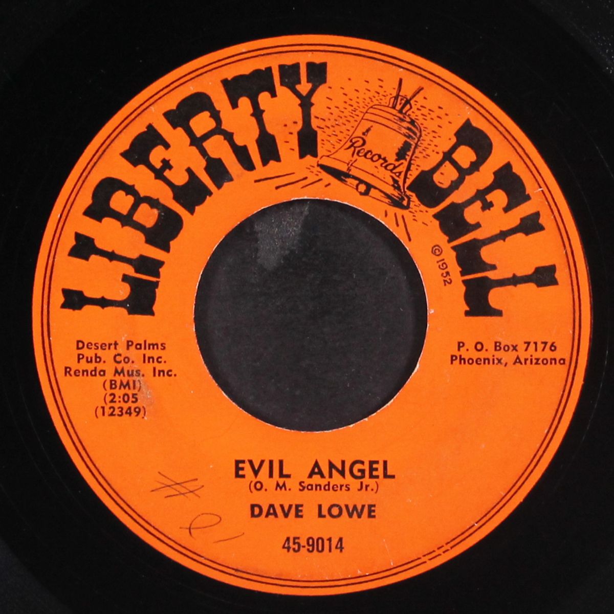 evil angel / to be in love by DAVE LOWE