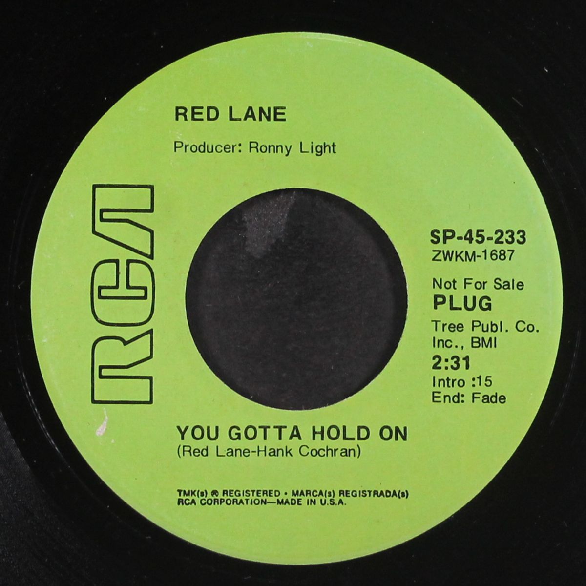 you gotta hold on by RED LANE