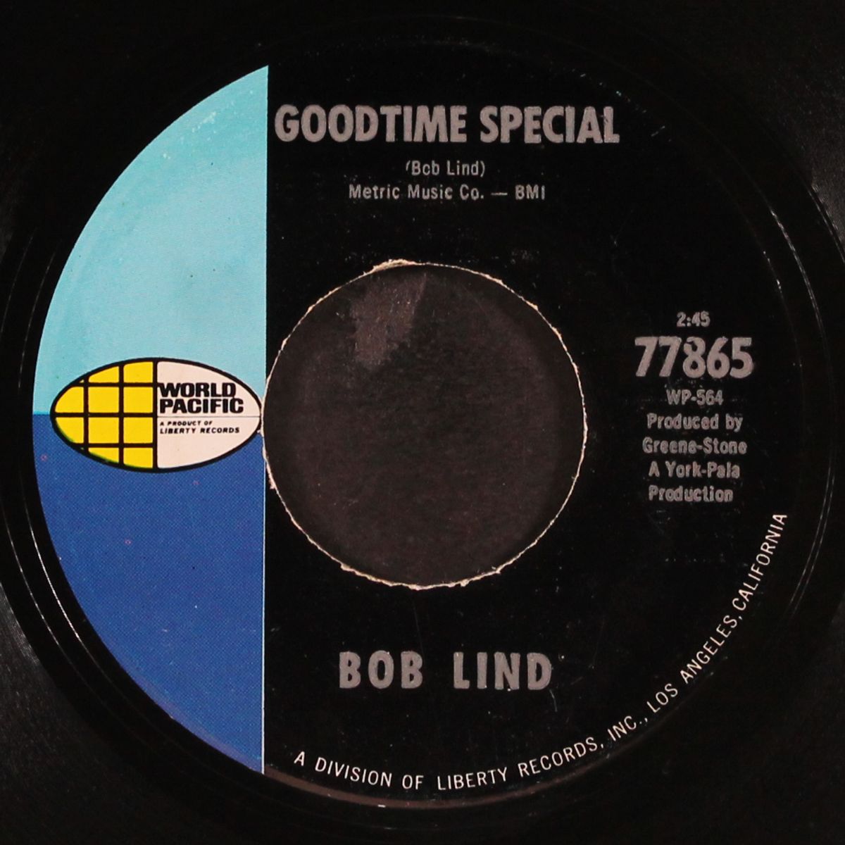 goodtime special / it's just my love by BOB LIND