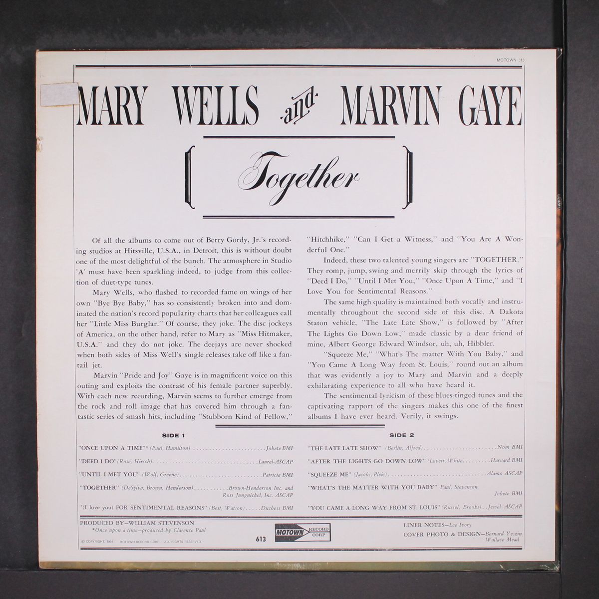 together by MARVIN GAYE & MARY WELLS