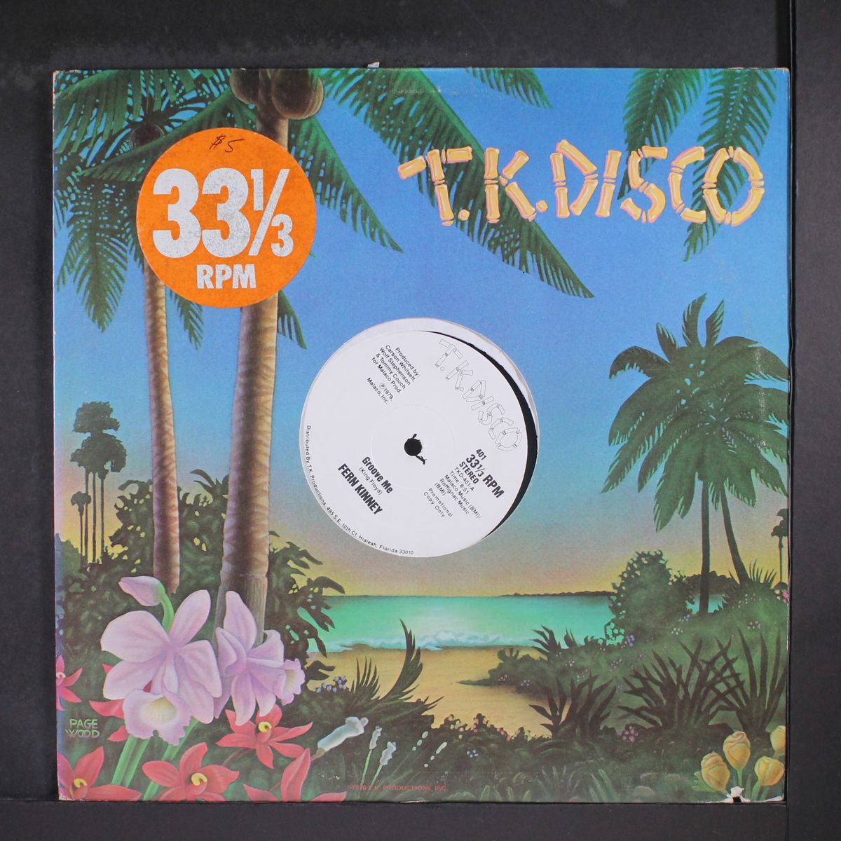 groove me / let's keep it right there by FERN KINNEY