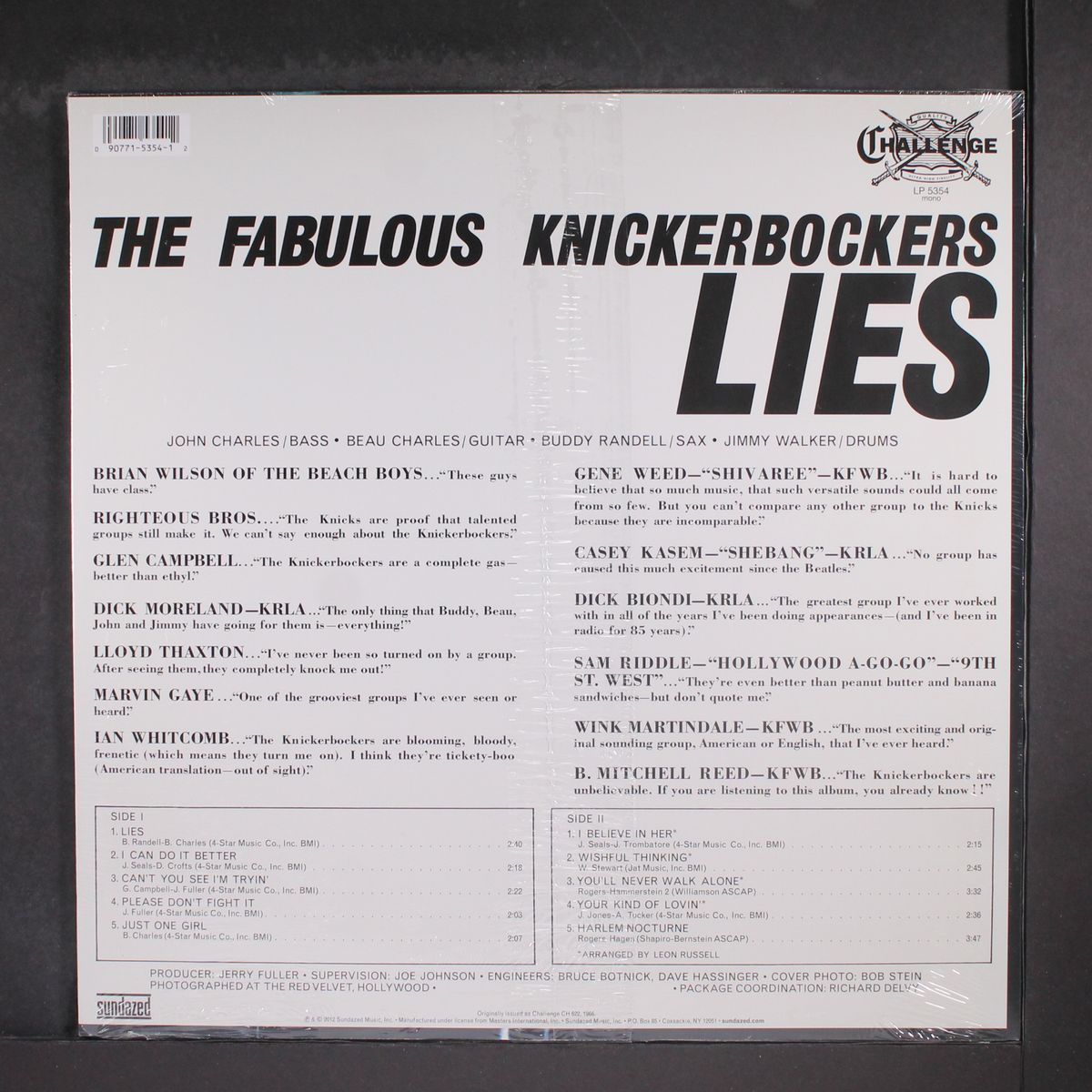 lies by KNICKERBOCKERS