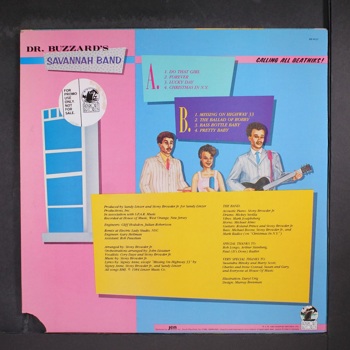 calling all beatniks! by DR. BUZZARD'S SAVANNAH BAND