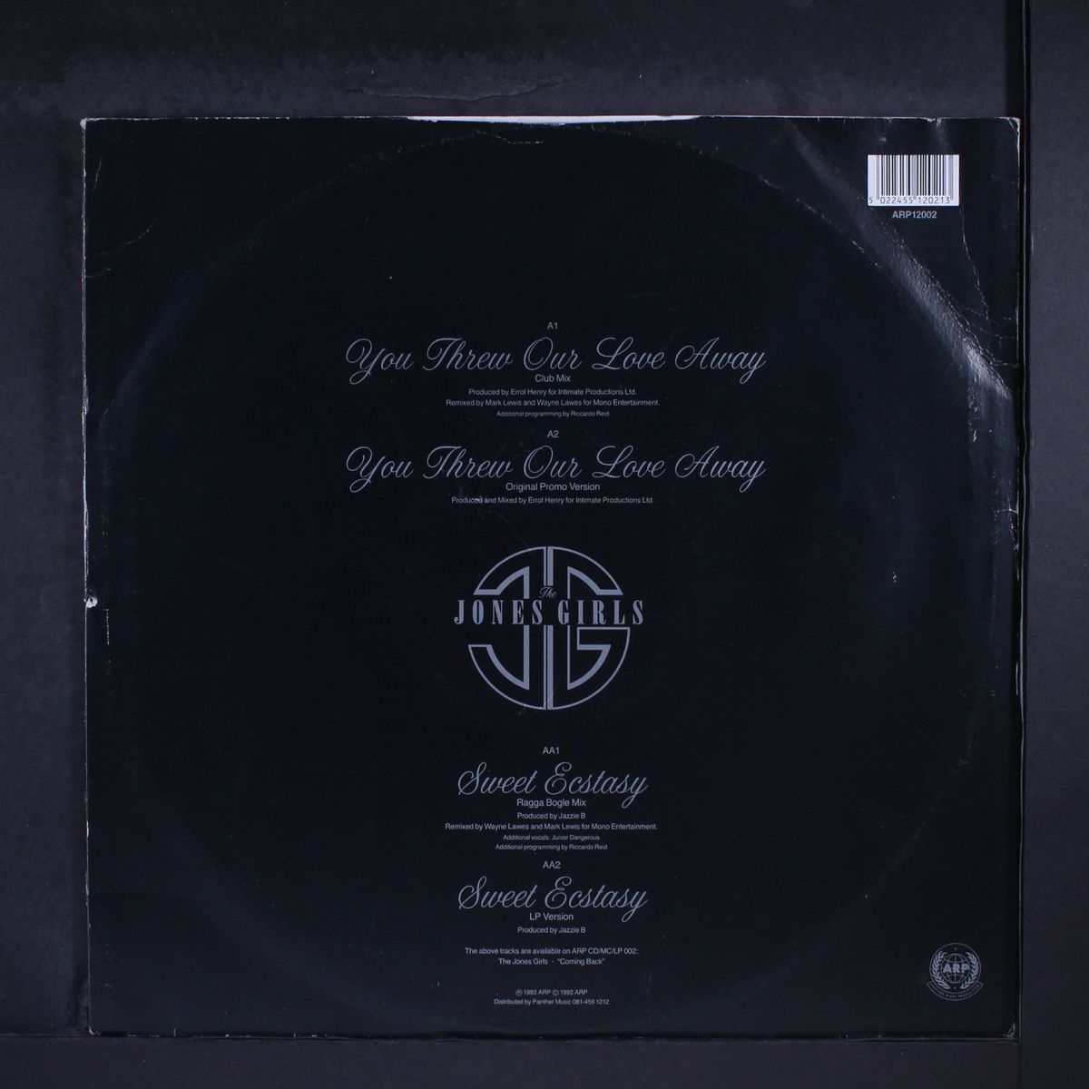 you threw our love away by JONES GIRLS