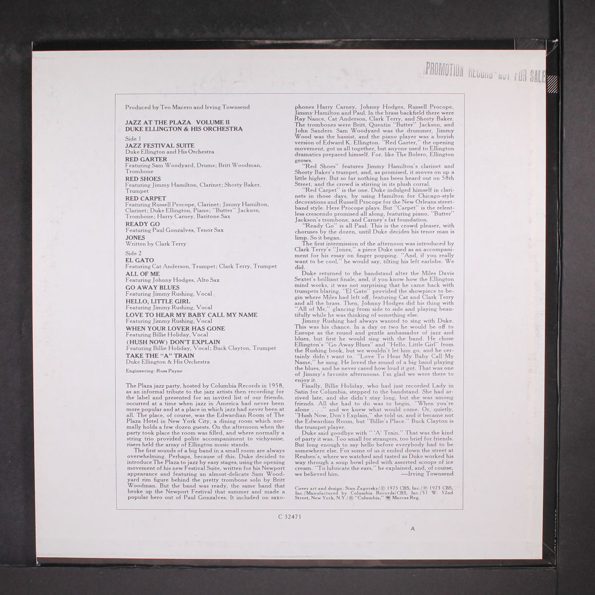 jazz at the plaza, vol. 2 by DUKE ELLINGTON