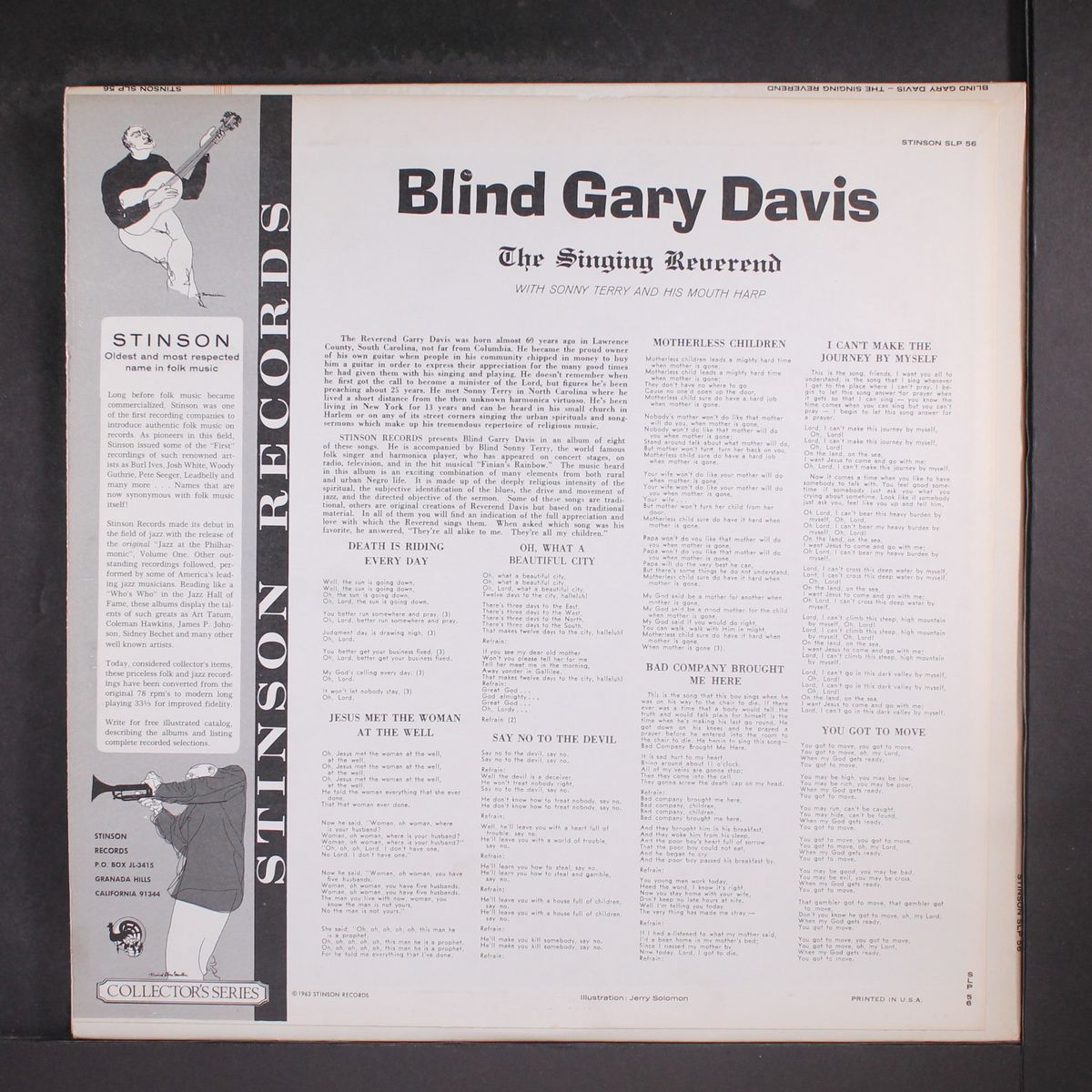 the singing reverend by BLIND GARY DAVIS