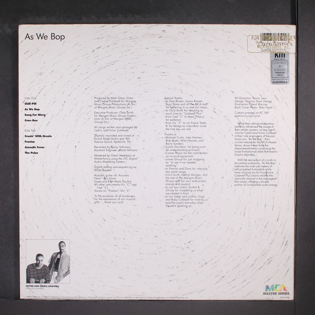 as we bop by CALDWELL PLUS