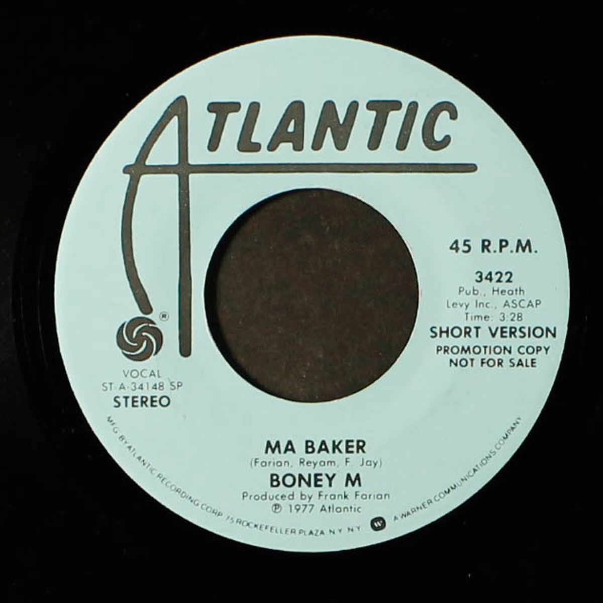 ma baker (short version) / same by BONEY M