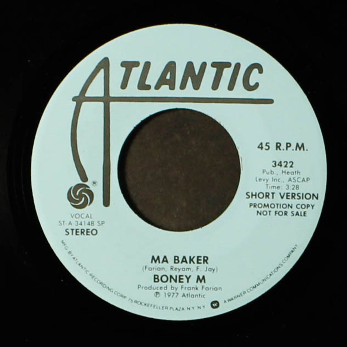 ma baker (short version) / same by BONEY M