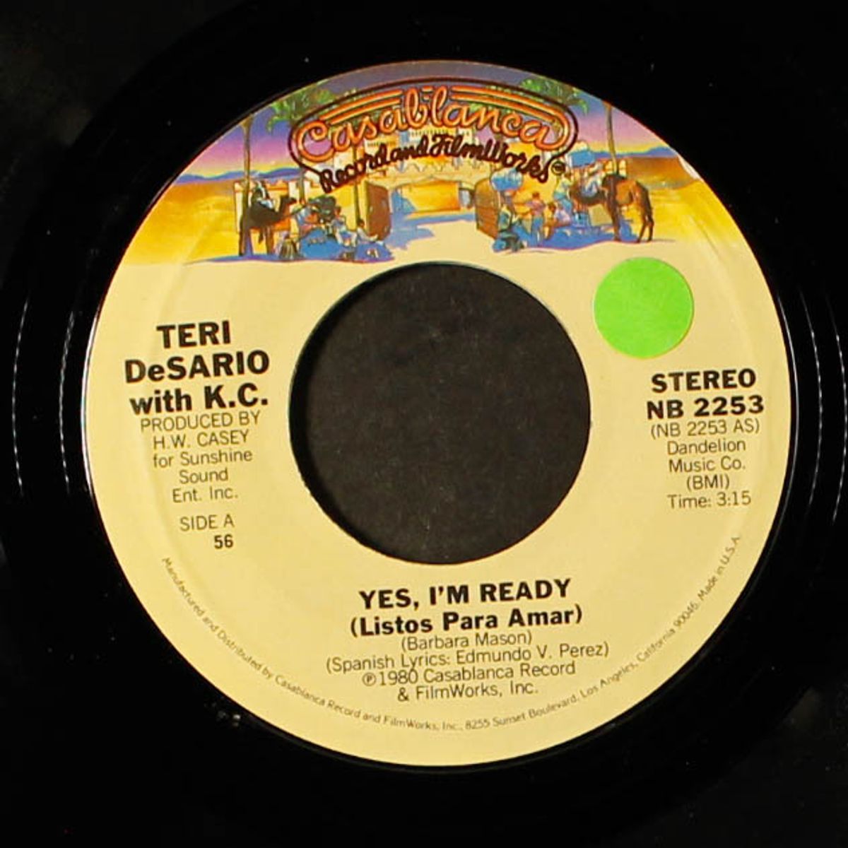 yes i'm ready / with your love by TERI DESARIO W/ KC