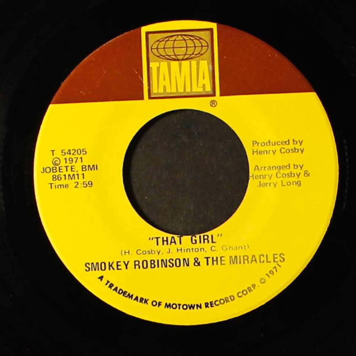 i don't blame you at all by SMOKEY ROBINSON & MIRACLES