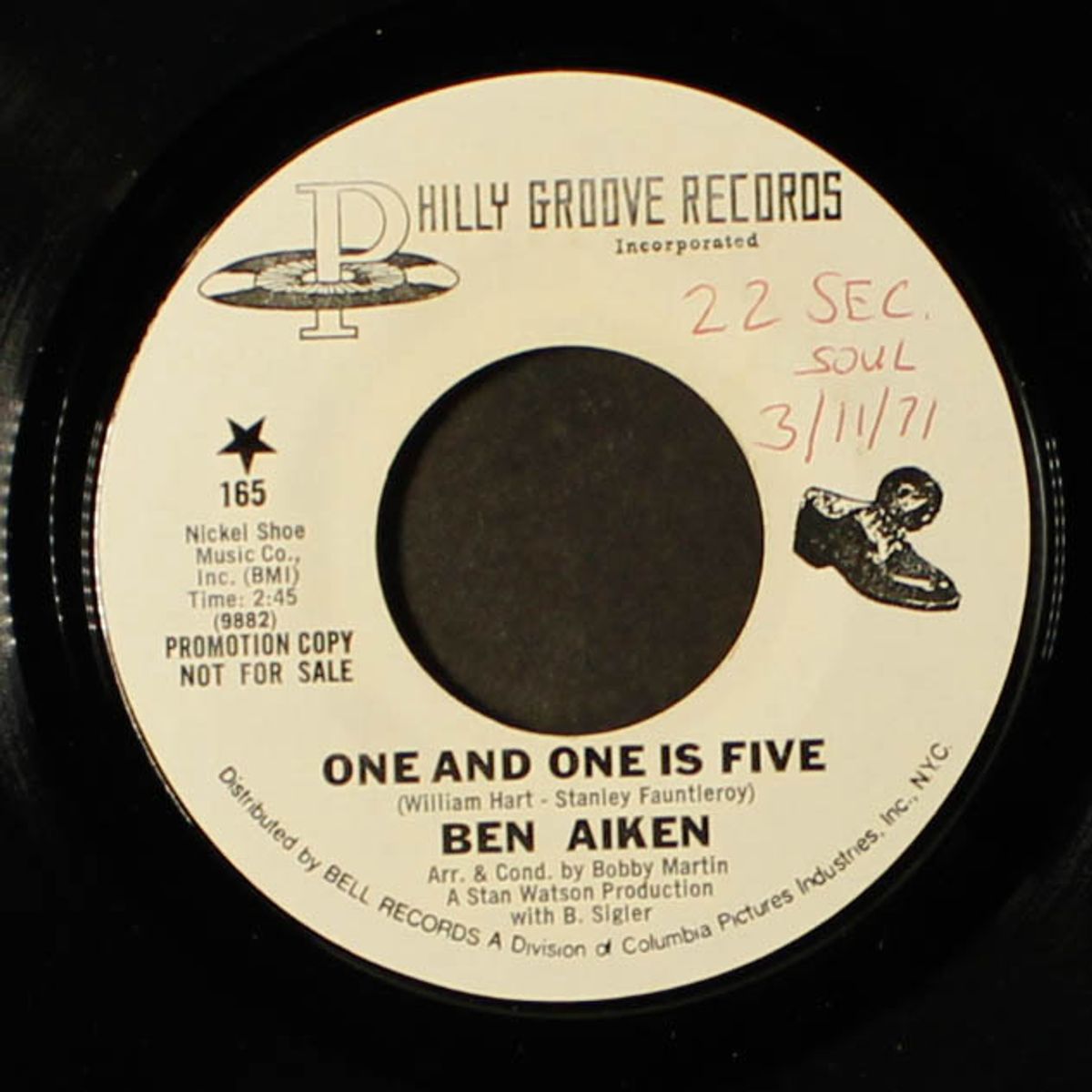 one and one is five / bottom falls out by BEN AIKEN