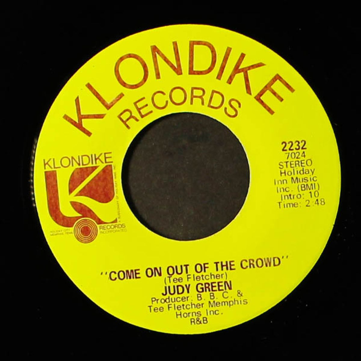 come out of the crowd / i can't get along with you by JUDY GREEN