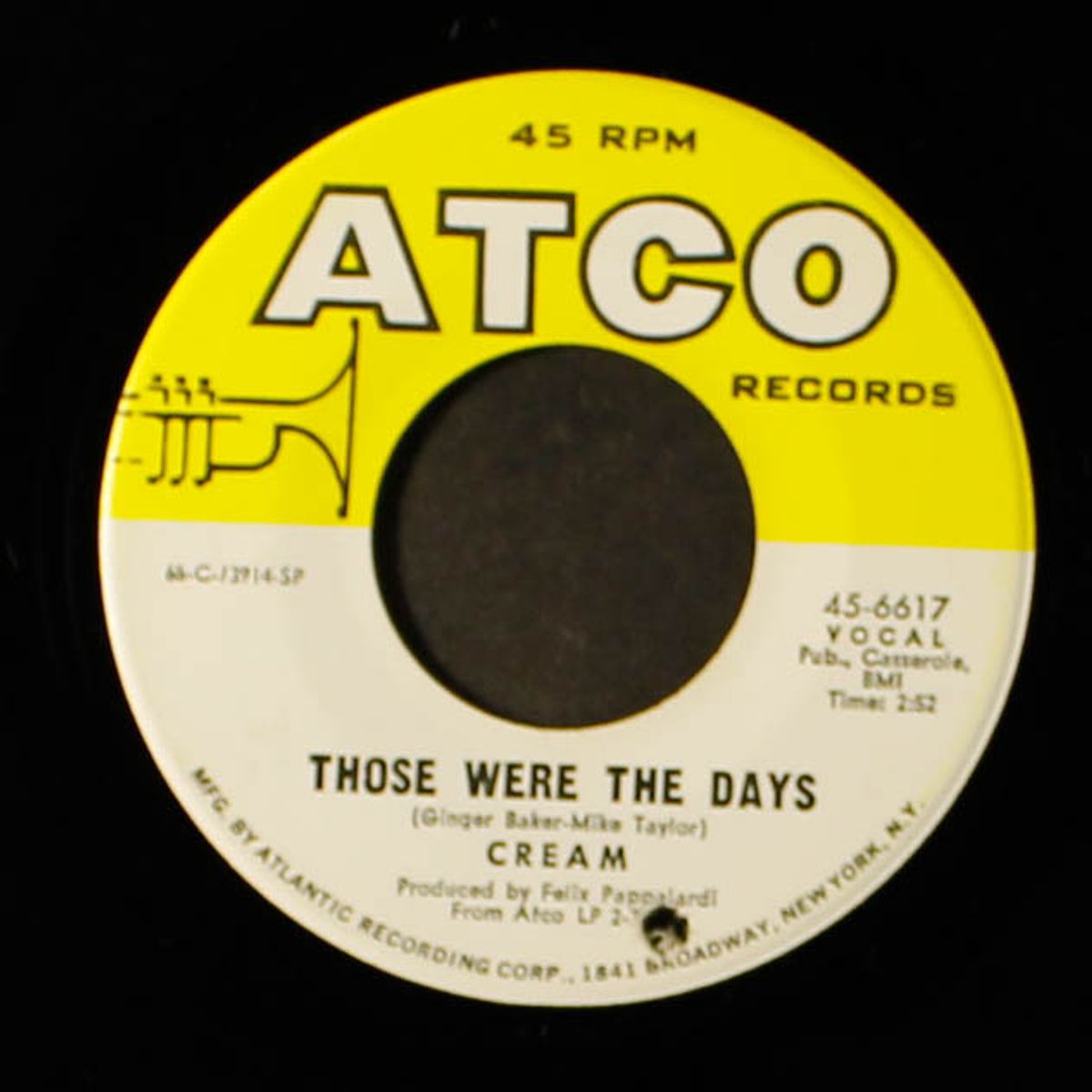 white room / those were the days by CREAM