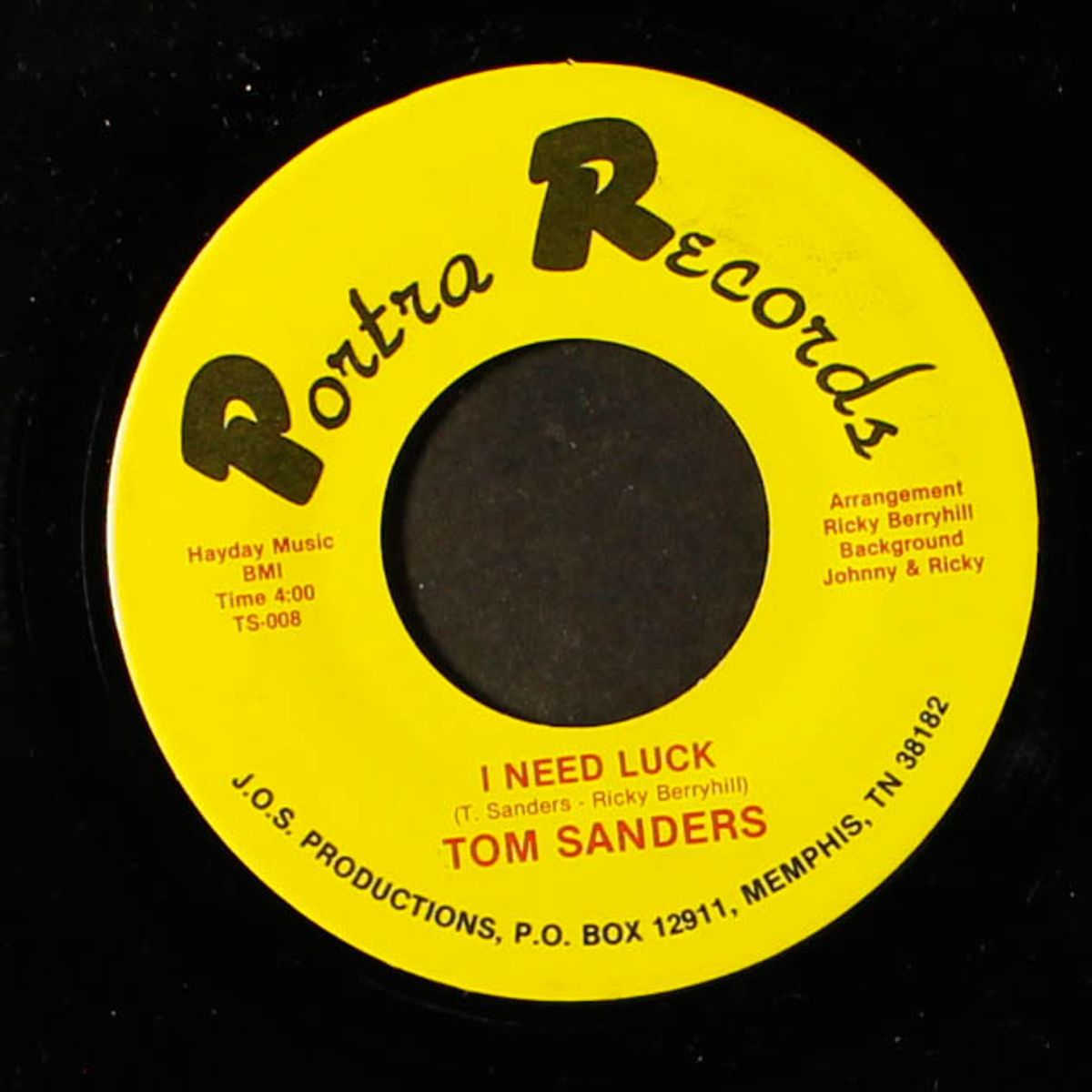 a touch of class / i need luck by TOM SANDERS