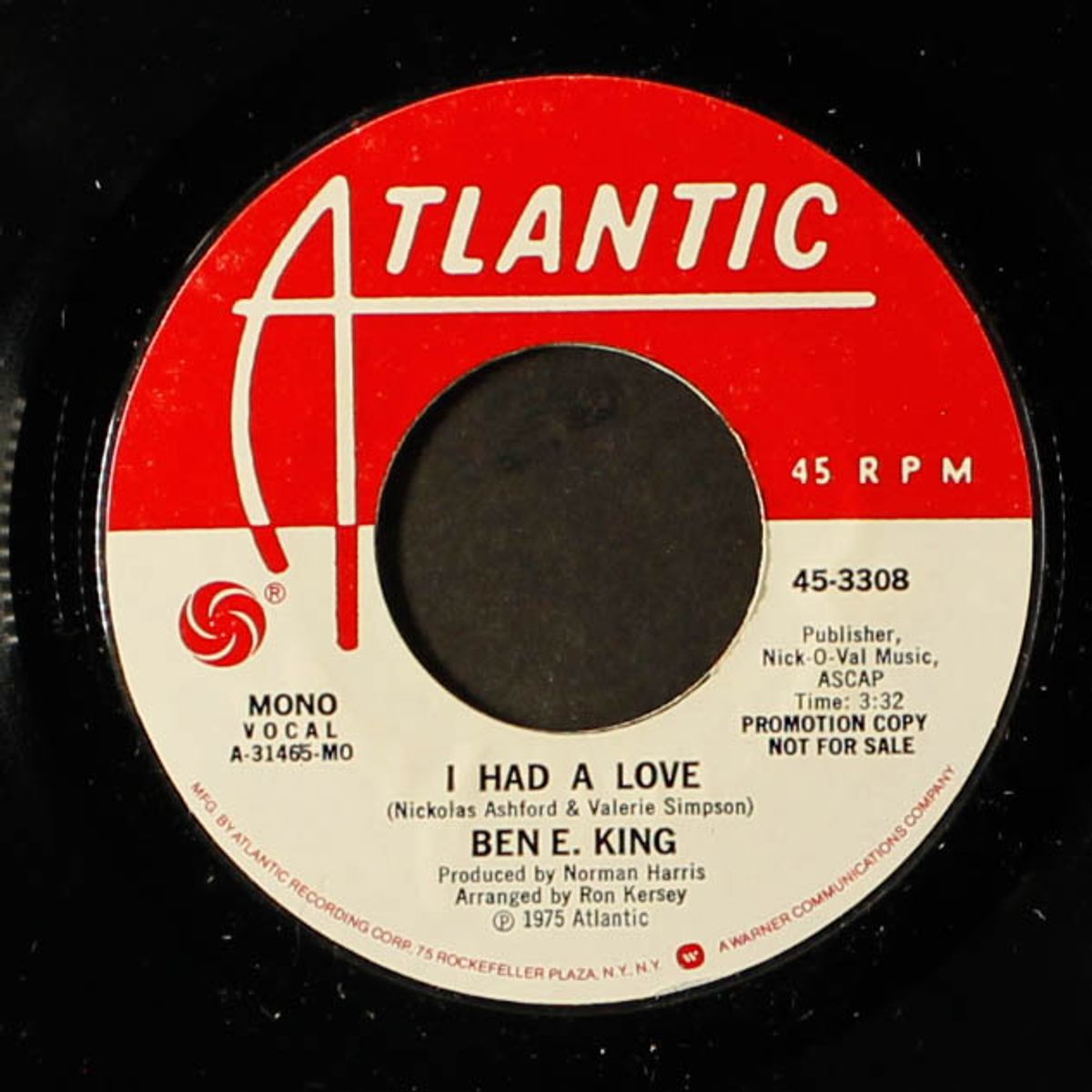 i had a love / mono by BEN E. KING